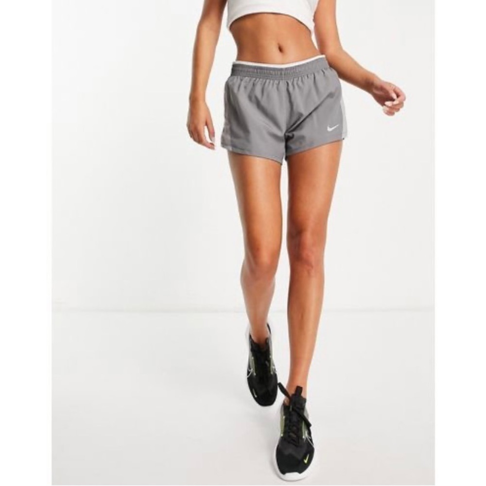 Nike Grey 10K Dri-FIT Running Shorts Size M to L